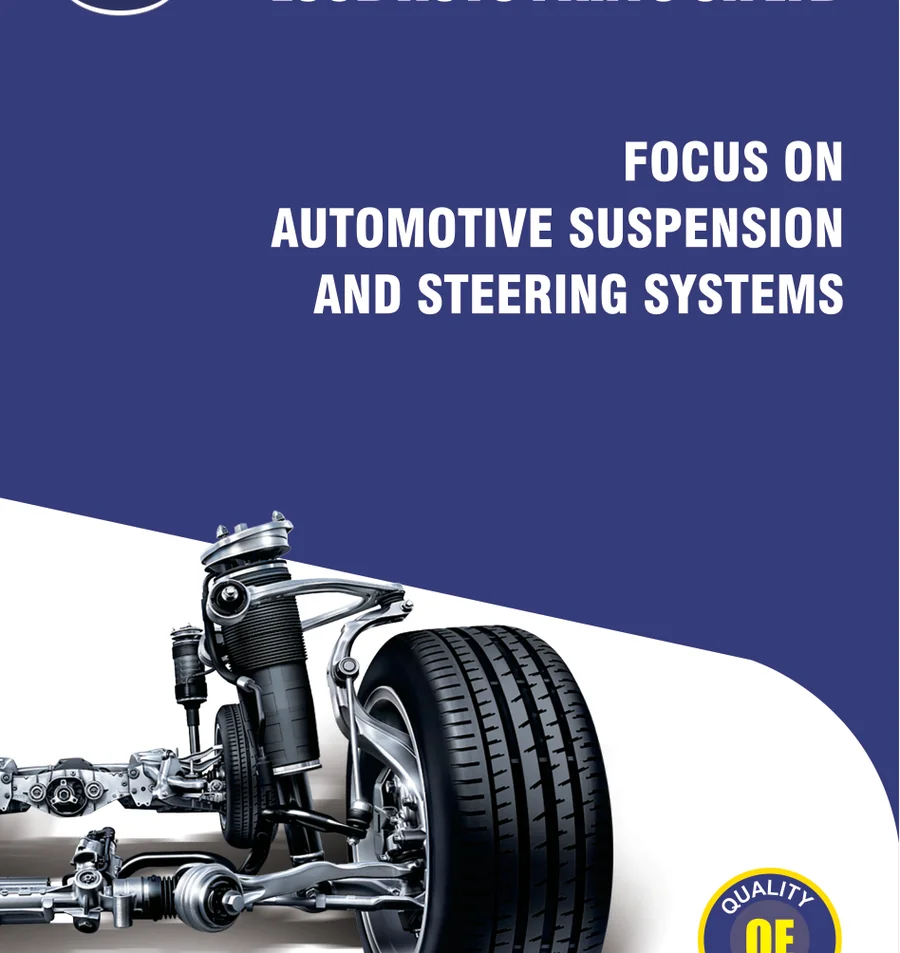Suspension and steering system illustration from the LSODS UK product brochure